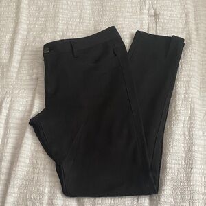 PAIGE Women's Black Straight Leg Pants